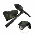 Multifunction Portable Mini Folding Shovel Outdoor Camping Spade Compass UK - Image 2