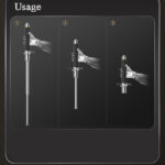 Outdoor Tactical Trekking Poles Retractable Camping Hiking Survival Stick Tools - Image 6