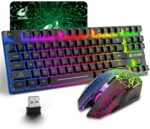 T87 Wireless Gaming Keyboard And Mouse Rainbow Backlit For PC Mac PS4 Xbox One - Image 8