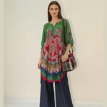 Floral Kurti Set (Kurti-Plazo-Bag 3-in-1) UAE imported