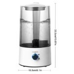 4L Air Humidifier For Bedroom Large Room Home Cool Mist Humidifier Ultra-silent - Image 3