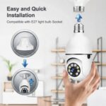 Speed-X Bulb Camera 1080P WiFi 360° Panoramic Security Camera - Image 5