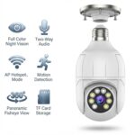 Speed-X Bulb Camera 1080P WiFi 360° Panoramic Security Camera - Image 6