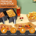 NEW 100 Air Fryer Paper  Disposable NonStick Parchment UK - Image 7